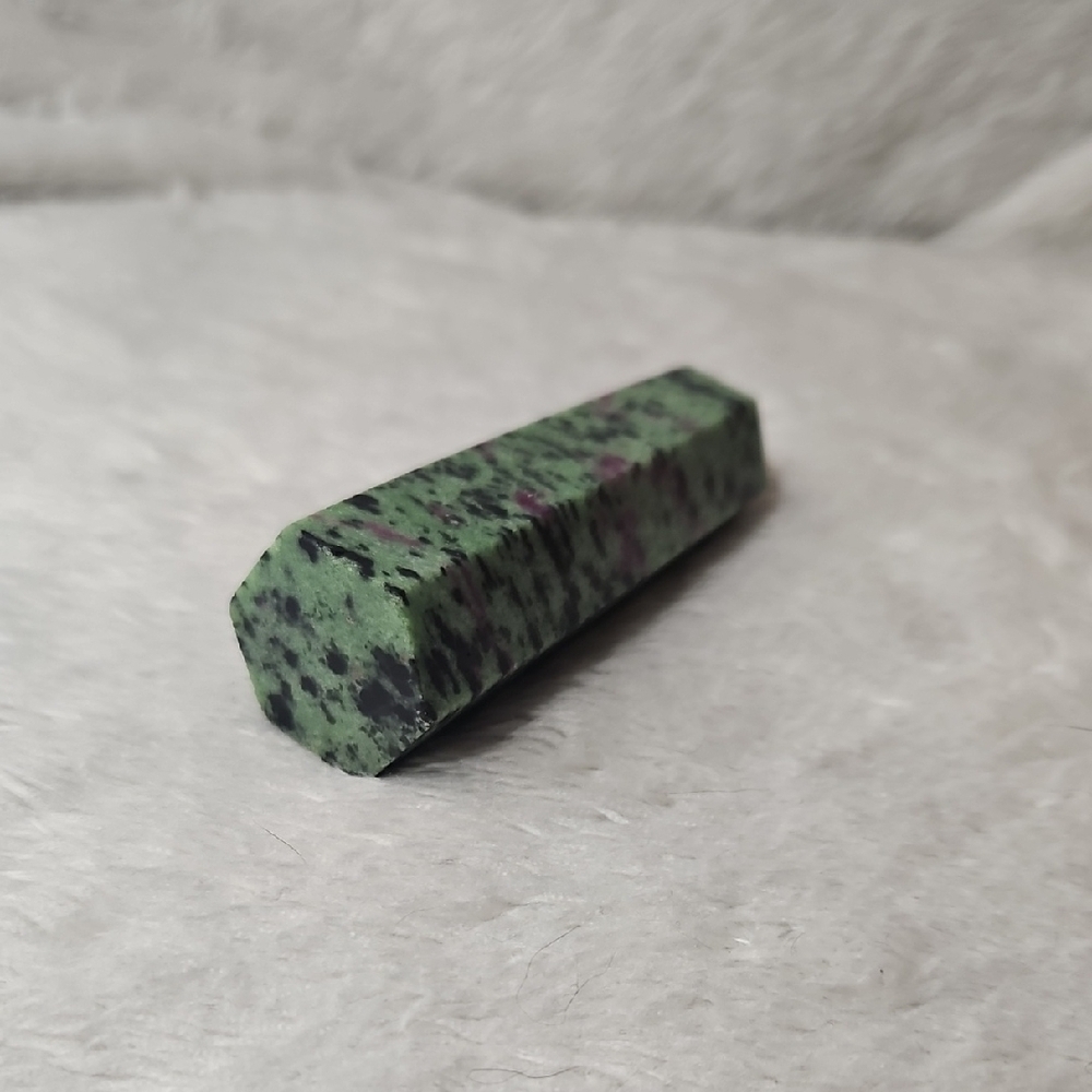 Ruby Zoisite Crystal Tower Point - Picture 5 of 7